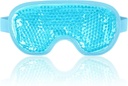 NEWGO Cooling Eye Maske für Puffy Eyes, Cold Eye Mask Eye Ice Pack für After Eyes Surgery, Tension Stress Relief, Itchy Eyes, Kopfschmerzen, Dark Circles - Blau