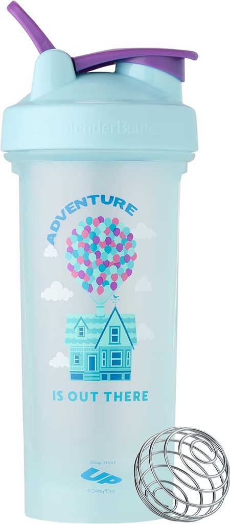 Bouteilles de mélange Pixar Classic V2 Shaker Bouteille parfaite pour les shakes protéiques et préentraînement, 28-Ounce, Up