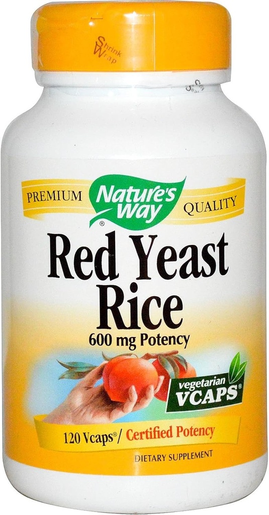 Nature's Way Red Yeast Rice, 500mg 120 Vegetarische Kapseln