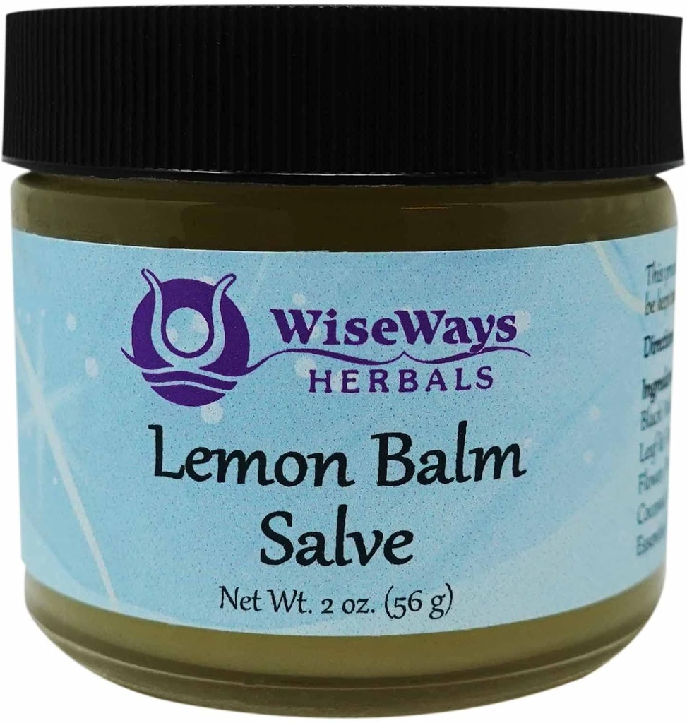 WiseWays Kräuter: Salben für natürliche Hautpflege, Lemon Balm Salve 2 oz