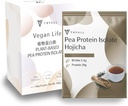 TRYALL Plant Based Pea Protein Powder Isolate (20g of Protein) Travel Sachets (Hojicha, 10 Packs)