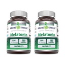 Erstaunliche Formeln Melatonin Ergänzung | 5 Mg Pro Servieren | 180 Tabletten | Non-GMO | Gluten Free | Made in USA | Paket von 2