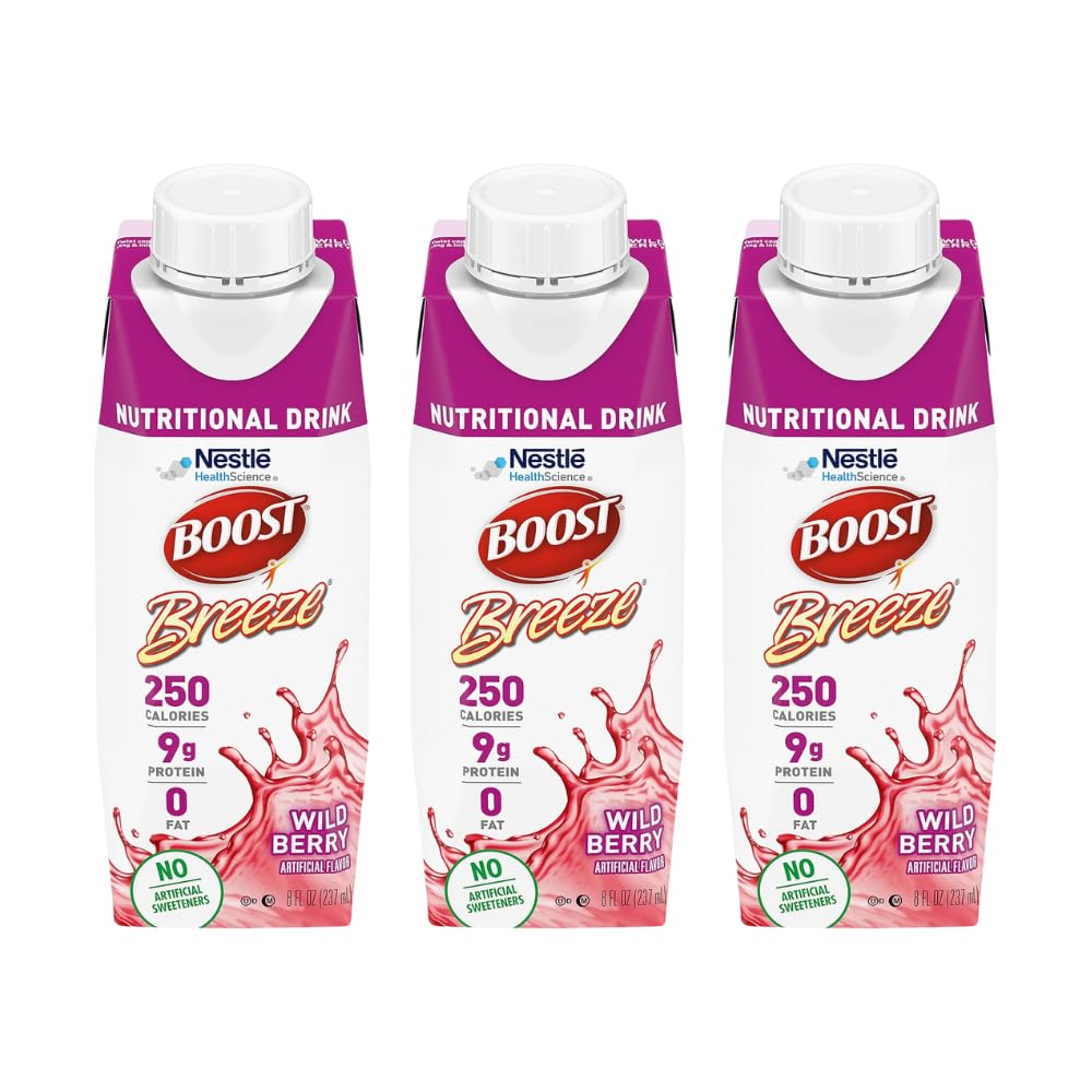 Boost Breeze boisson nutritionnelle Wildberry, 8 Fl Oz (paquet de 3)