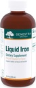 Genestra Marken flüssiges Eisen | Kolloidale Mineralergänzung | Natürliche Himbeere Geschmack | 8.1 fl. oz.