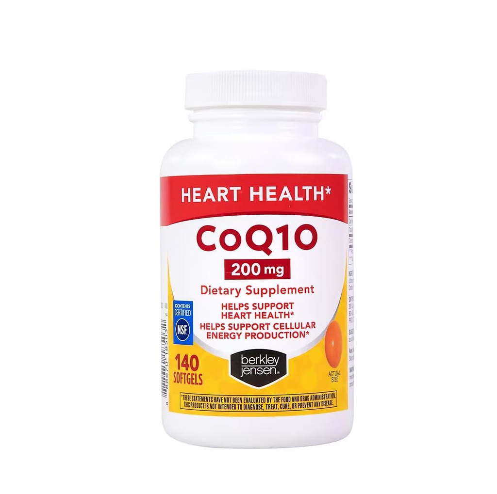 Berkley Jensen Nahrungsergänzungsmittel, Coq10, 200 mg, 140 Count