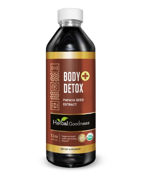 Detox Liquid 12oz - Détox naturel et nettoyant Colon pour la santé digestive, Immunity Boost, Gut Support et l'élimination des toxines - Fabriqué aux États-Unis