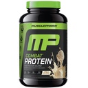 MusclePharm Combat Protein Powder, Vanilla Flavor, Fuels Muscles for Productive Workouts, 5 Proteinquellen einschließlich Whey Protein Isolate & Egg Albumin, Gluten Free, 2 lb, 25 Portionen
