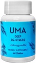 UMA Deep De-Stress Kräuterergänzung | 100% Bio Ayurvedic Ashwagandha Ergänzung