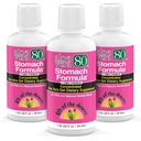 Lily Of The Desert Stomach Formula, Aloe Vera 80 Gel - Concentrated Aloe Vera Juice mit Slippery Elm, Kamille, Pfefferminz und Ingwer für Gut Health, Sodbrennen, Säure Reflux, 32 Oz (Pack mit 3)