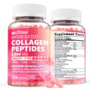 2 Pilules de collagène liposomique pour femmes 2000mg, Collagène Multi Hydrolysé Type I, II, III, V, X avec Biotine 2500mcg - Suppléments de collagène Softgels avec Vitamines cheveux, peau et ongles, 240 Cts