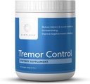 Simplesa Tremor Control, L-Arginin Alpha-Ketoglutarat-Ergänzung, Inklusive GABA, Ubiquinol und Niacin, 360g AAKG-Pulver-Ergänzung, unterstützt Tremor Control und Muskelgesundheit