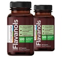 CocoaVia Cardio Health Supplement, 60 Tage, 500mg Cocoa Flavanols, Unterstützung Herzgesundheit, Boost Nitric Oxid, Blutzirkulation, Energie, Vegan, Dunkle Schokolade, 120 Kapseln
