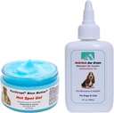 Blaue Butter Hot Spot Trteatment Cream 4oz für Hunde und Ohr Infektion Behandlung Tropfen 2oz für Hunde