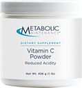 Metabolische Wartung reines Vitamin C Pulver - 1100 mg Premium Ascorbinsäure & Natrium Ascorbat Antioxidans Ergänzung für Immununterstützung & Adrenal Health - Glutenfrei (1 lb / 456g)