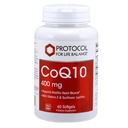 PROTOKOLL FÜR LIFE BALANCE CoQ10 400mg - mit Vitamin E & Soy Lecithin - CoQ10 Supplement - Halal & Egg Free - 60 Softgels
