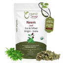 Organic Way Neem Blatt Schnitt und gesichtet | Kräutertee | Premium Neem Blatt | USDA Zertifiziert | Non GMO & Gluten Free | Origin - Indien (8 oz - 1/2 lbs)