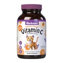 Bluebonnet Nutrition Forêt pluviale Animalz Vitamine C Comprimés à croquer, 250mg de vitamine C, sans soja, sans gluten, sans casher, sans lait, végétalien, 90 comprimés, 45 portions, saveur orange