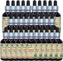 Schwarze Henna (True Indigofera tinctoria) Tinktur, Flüssiger Extrakt (Markenname: HerbalTerra, Proudly Made in USA) 30x2 fl.oz (30x60 ml)