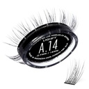 Lashify verstärken 14mm Gossamer DIY Wimpern Extensions Refill, Schwarz, Einfache Falsche Wimpern für einen natürlichen Look