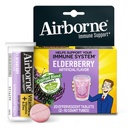 Airborne Elderberry Extract + Vitamin C 1000mg (pro Servieren) - Effervescent Tabletten (20 Graf in a Box), Glutenfreie Immununterstützungsergänzung, mit Vitaminen A C E, Zink, Selen, Zucker Kostenlos