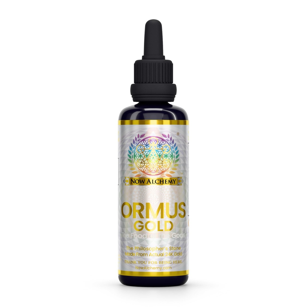 24K ORMUS Gold - von den Pionieren von ORMUS. Ocean Plasma Minerals mit Actual 24K Monoatomic Gold. Gefertigt mit Reverence.