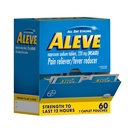 Aleve Pain Reliever & Fever Reducer Naproxen Sodium Caplets, Body and Arthritis Pain Reliever, Medizin für Erwachsene und Kinder Alter 12 und oben, 60 individuelle Pouches