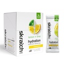 Schkrats Unsweetened Electrolyte Powder Packets - Tägliche Hydration - Sport Drink Mix - Sugar Free - Elektrolyte Booster- Lemon + Lime - 15 Servierungen - Keto, Paleo, Vegan, Non-GMO