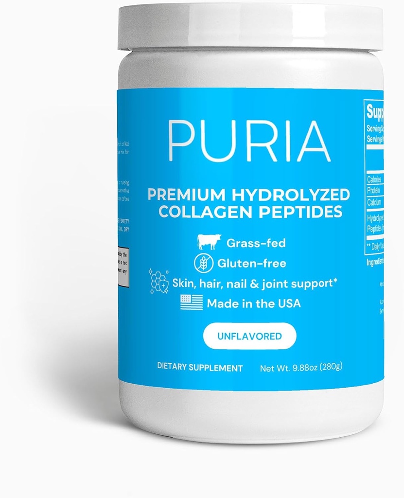 Premium Gras-Fed hydrolysierte Collagen Peptide Made in USA Glutenfreie Haut, Haar, Nägel, Joint Support Powder Supplement