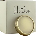 Classy Brass Pill Box - Decorative Pill Case with Gift Box - Carry Your Meds in Style (Round)