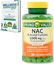 NAC Supplement N-Acetyl Cystein | 1000mg, 100 Count | Immununterstützung, Vegetarische Kapseln | Glutenfrei, Sojafrei, Lactosefrei | mit Selen und Molybdän