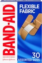 Band-Aid Marke Flexible Stoff Klebebänder, Komfortable Sterile Schutz & Wound Pflege für Minor Cuts & Burns, Quilt-Aid Technologie zu Kissen schmerzhafte Wunden, sortierte Größen, 30 ct