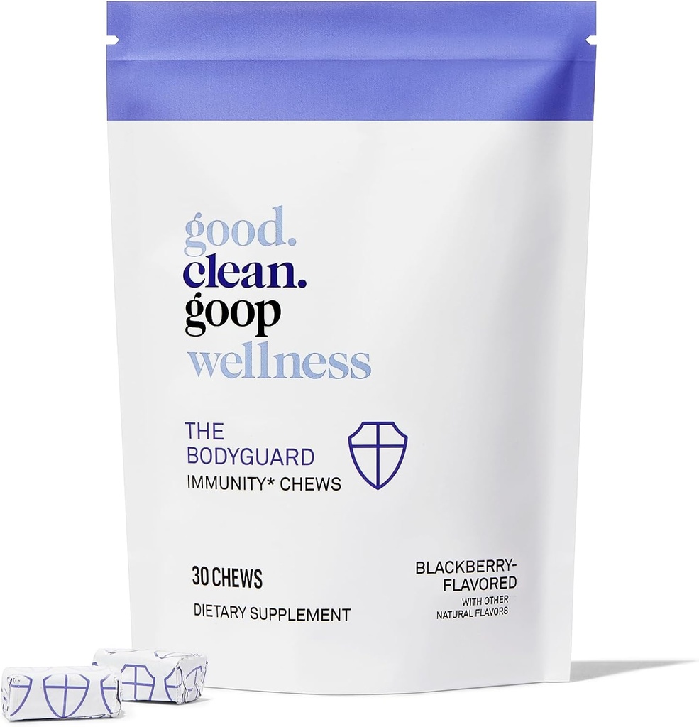 gut.clean.goop Wellness Die Bodyguard Immunität Chews | Nahrungsergänzung für Immununterstützung | Elderberry Extract & Vitamin D | Berry Flavored | Immunsystem Booster | Paket von 30 Chews | Non-GMO