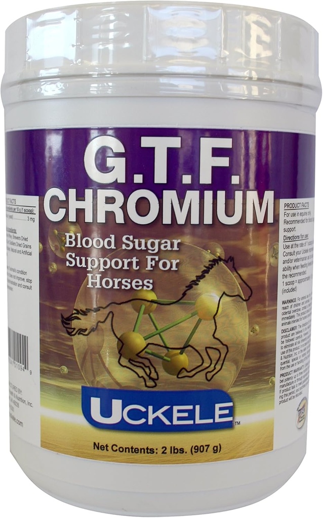 Uckele G.T.F. Chromium Horse Supplement - Equine Vitamin & Mineral Supplement - 2 Pfund (lb)