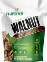 Walnut Protein Powder - Reich an Omega-3 & pflanzlichen Proteinen - Antioxidant Boost - Ideal für Smoothies & Baking - Glutenfrei, Vegan, Non GMO - 20 Portionen (16 oz / 454 g)