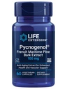 Prolongation de vie Pycnogenol – Extrait français d'écorce de pin Maritime – Études scientifiques sur le vieillissement en santé et le supplément de santé vasculaire – Non-OGM, sans gluten, végétarien – 60 capsules