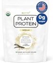 Pure Food: Pflanzenbasiertes Proteinpulver mit Probiotika | Organic, Clean, All Natural, Vegan, Vegetarisch, Ganze Nahrungsergänzungsmittel für Superfood mit keinen Zusatzstoffen | Keto (Vanilla)