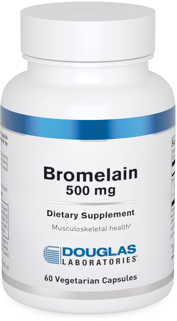 Douglas Laboratories Bromelain-500 mg - Soutiens Système musculo-squelettique-60 Capsules