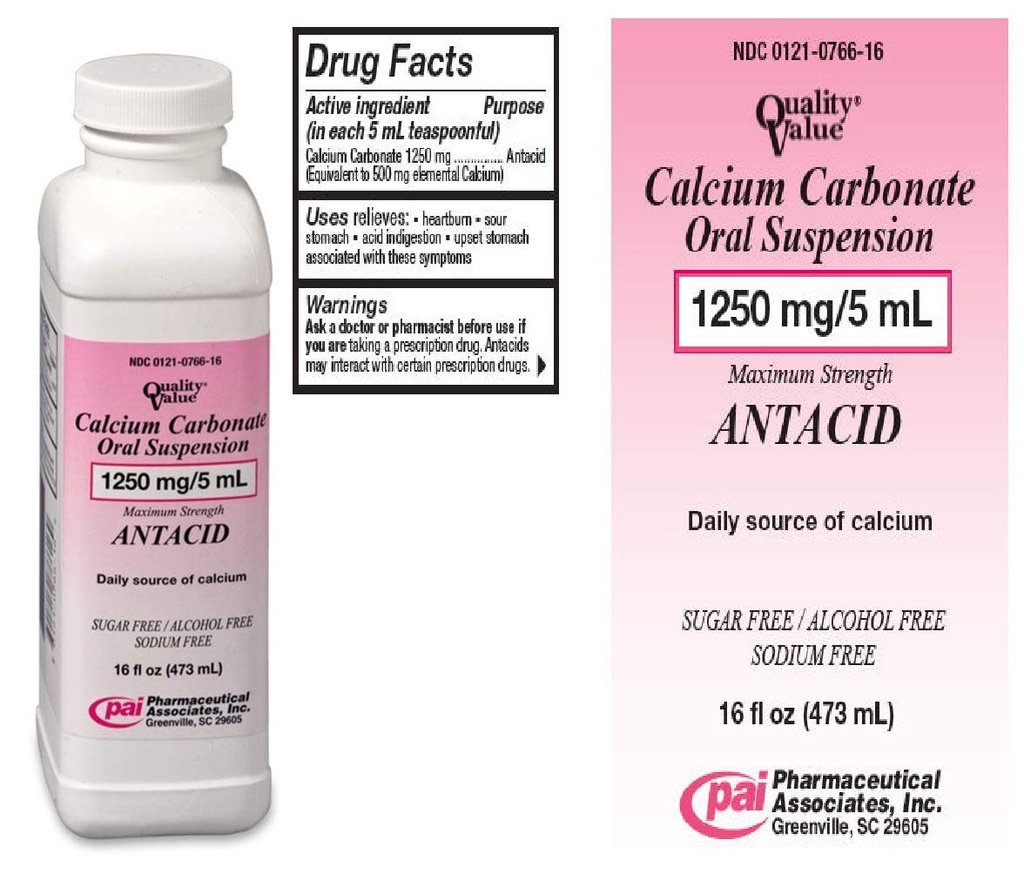 Kalziumkarbonat Oral Suspension 1250mg/5 ml - 16 Oz.