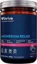 Magnesium Relax Powder - Unterstützt Stress & Muskelrelaxation - Raspberry Lemon (16.9 oz. / 100 Servierungen)