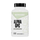 NutraBio Alpha GPC, Gehirnunterstützung & Verbesserte Speicherfunktion, 300mg - 60 Gemüsekapseln