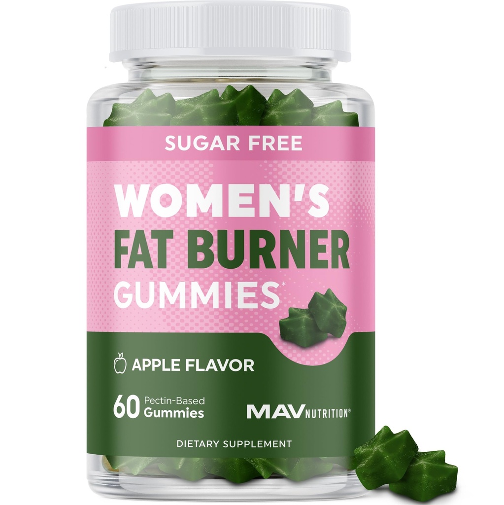 Frauen Fettverbrenner Gummies für Gewichtsverlust | Grüner Tee, grüne Kaffeebohne, Garcinia Cambogia & Ketone | Fettverbrenner für Frauen Gewichtsverlust Gummies | Grüner Tee Fettverbrenner Ergänzungen | 60 Count