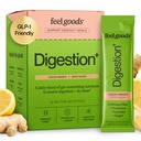 Feel Goods Gut Guardian, Fibre biologique, Poudre probiotique et prébiotique, Sans sucre, Herbes pour Bloat, Gut Health Support, Digestive Health for Men & Women, Non OGM, Vegan, Lemon Ginger, 15 Comte
