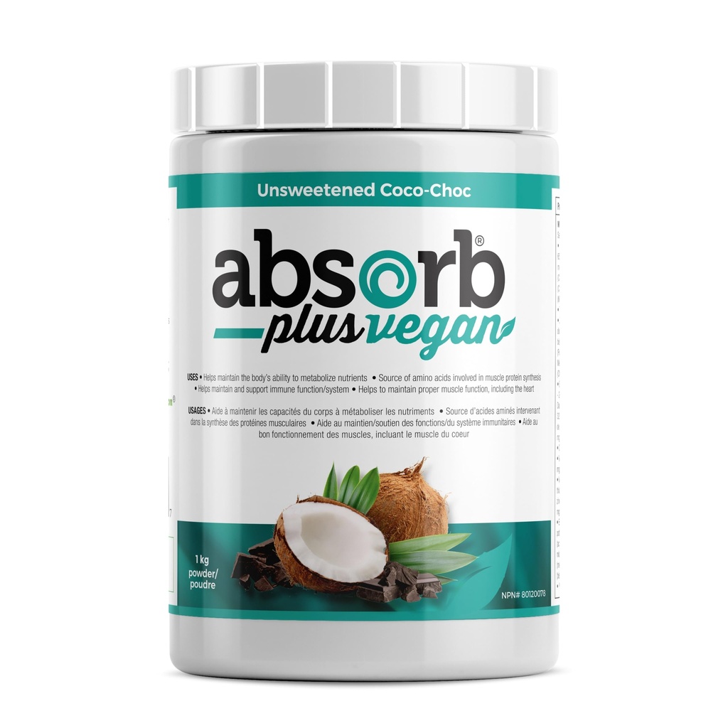 Protein isolat végétalien - Gut Health, Soutien nutritionnel, Ingrédients naturels, Non-OGM, Sans gluten, Protéine organique de riz germé (2,2 lbs, Coco-Choc non sucré)
