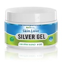 Nutrinoche Nano Silver Gel - Advanced Colloidal Silver Skin Cream - Wound Care & First Aid Gel beruhigende topische Salbe für Burns, Razor Burn und Sunburn Irritations - Unscented 4 Oz Jar