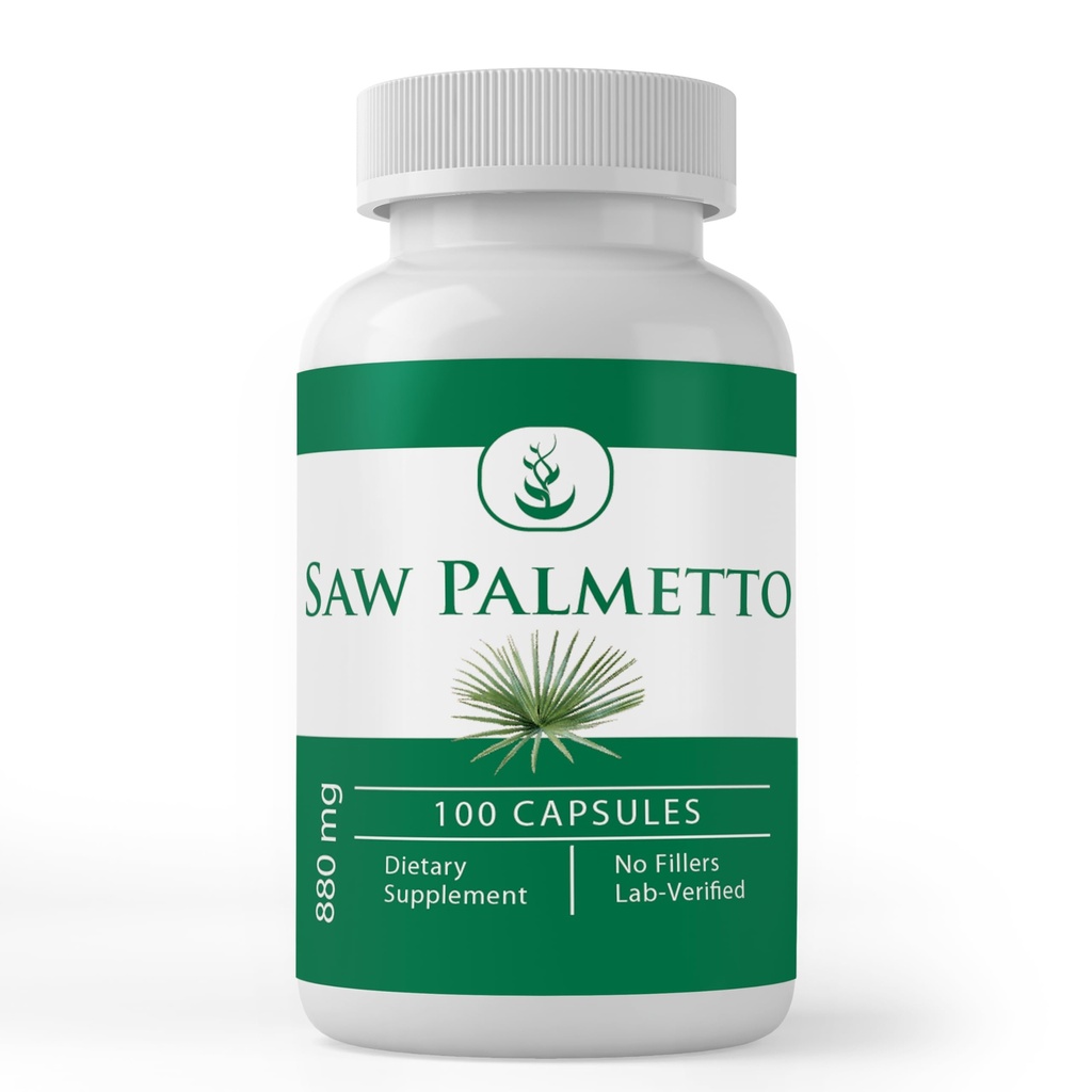 PURE ORIGINAL INGRÉDIENTS Saw Palmetto, (100 Capsules) Toujours Pure, Pas d'additifs ou de remplissages, Labo vérifié