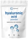 Micro Ingredients Hyaluronsäure Serum Powder, 100 Gramm | geringes molekulares Gewicht, Kosmetik Grad | Haut Hydration und Feuchtigkeit Unterstützung Ergänzungen | Vegan, Wasser löslich (innerhalb von 2 Stunden)