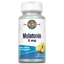 KAL Melatonin 5mg Aide au sommeil Lozenges, supplément Melatonin soutient la qualité du sommeil, la détente calmante et un cycle de sommeil sain, avec la vitamine B6, végétarienne, saveur de citron naturel, 60 Lozenges