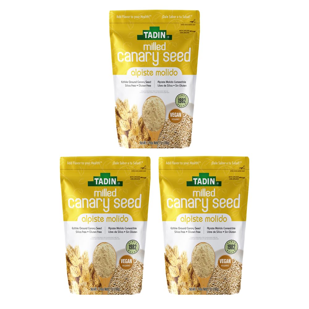 Graines de Canaries au sol Supplément alimentaire 100% naturel pour la consommation humaine (3 P...