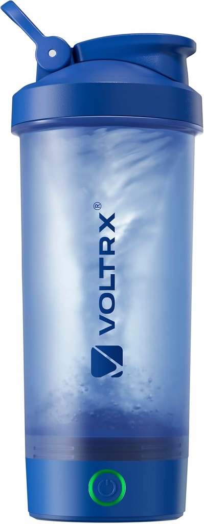 VOLTRX Protein Shaker Bottle, Merger USB C wiederaufladbare elektrische Protein Shake Mixer, Shaker Cups für Protein Shakes und Meal Ersatz Shakes, BPA Free, 24oz