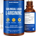 L Arginine Liquid - L-Arginin Ergänzung für Männer und Frauen mit Nitric Oxid Precursor, L Arginine Ergänzung